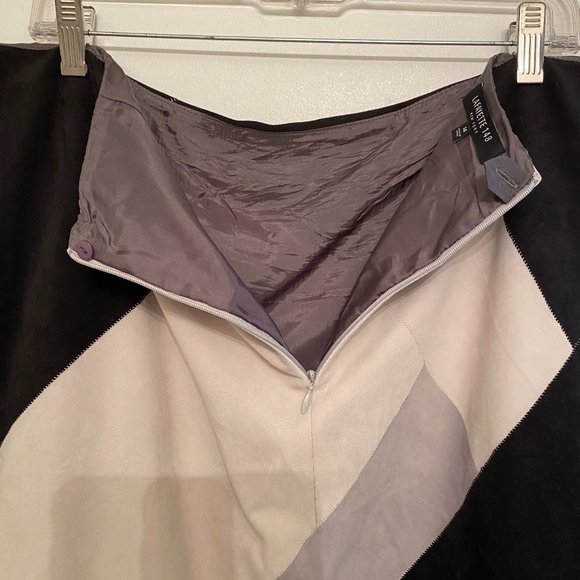 Lafayette 148 Suede Skirt - Picture 5 of 5